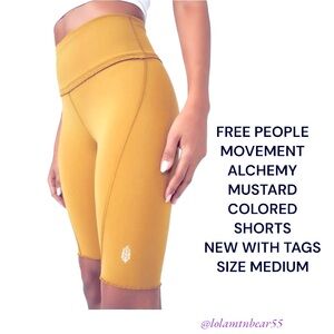 FREE PEOPLE MOVEMENT ALCHEMY SHORTS SIZE MEDIUM NEW WITH TAGS